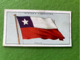 Player's Cigarettes Card Flags Of The League Of Nations - Chile - Andere & Zonder Classificatie