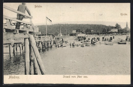 AK Misdroy, Strand Vom Meer Aus  - Pommern