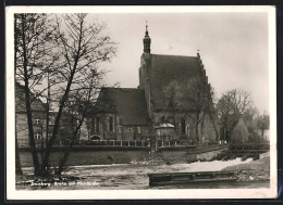 AK Bromberg / Bydgoszcz, Brahe Mit Pfarrkirche  - Westpreussen