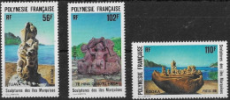 POLYNESIE N°386,387 Et 388  ** Neufs Sans Charnière MNH - Neufs