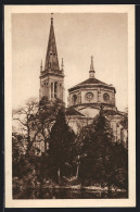 AK Bromberg / Bydgoszcz, An Der St. Paulskirche  - Westpreussen