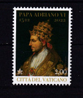 VATICAN-2022-PAPA ADRIANO V1-MNH. - Christianity