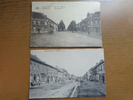 2 Kaarten Van Leopoldsburg: Gasthuisstraat + Rue Du Centre -> Onbeschreven - Leopoldsburg