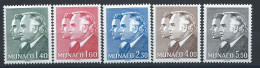 Monaco N°1281/85** (MNH) 1981 - Prince Rainier III Et Albert - Unused Stamps