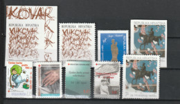 Lot 9 Timbres CROATIE Croix Rouge Red Cross Y&T N° 20,20a,12,12a,24,83,52,63 Neuf - Rode Kruis