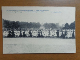 Laeken: Du 16 Juillet 1905, Les Enfants Massés Pour Le Défilé -> Onbeschreven - Laeken