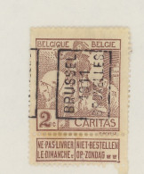 Bruxelles 1911. Roulette Sur 2c St.Martin      Cote ?,-- €. Sans Colle,  Rarement Vu En Préo - Rollo De Sellos 1910-19