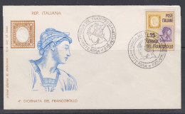 Italie FDC 1962 878 Journée Du Timbre Timbres Sur Timbre - FDC