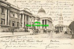 R606827 National Gallery And St. Martins Church. London. 1903 - Andere & Zonder Classificatie