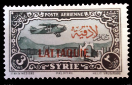 Latakia , Lattaquie,1931 , Avion 3 Pi. As Photo, MNH** - Unused Stamps