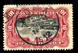 Congo Boma Oblit. Keach 1.10-DMtY Sur C.O.B. 55 Le 22/05/1912 - Usados