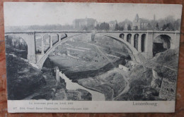 LUXEMBOURG - LE NOUVEAU PONT EN AVRIL 1903 - Luxemburgo - Ciudad