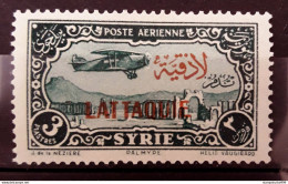 Latakia , Lattaquie,1931 , Avion 3 Pi.  As Photo, MNH** - Nuevos