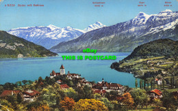 R605751 O 5224. Spiez Mit Schloss. Photoglob Wehrli And Vouga. Zurich. 1952 - World