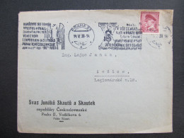 BRIEF Svaz Junáků A Skauti Scouting Pfadfinder 1938   /// P6294 - Briefe U. Dokumente