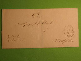 DN 21 ALLEMAGNE  LETTRE   +AFF.   INTERESSANT+CACHET  ++++ - Briefe U. Dokumente