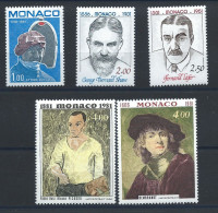 Monaco N°1290/94** (MNH) 1981 - Anniversaire De Naissance D'hommes Célèbres - Ongebruikt
