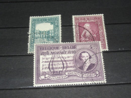 BELGIE  NUMMER  987-989  GEBRUIKT,  (USED), - Usados