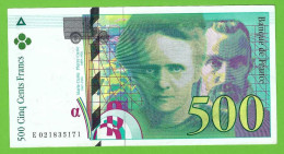 Billet "1" -  500 Francs Pierre Et Marie Curie 1994 NEUF - 500 F 1994-2000 ''Pierre Et Marie Curie''