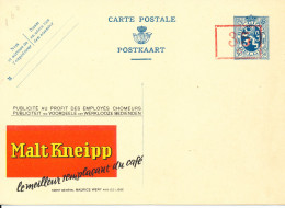 BELGIUM PPS SBEP 4 "LARGE FORMAT" 35C/50C "160" MALT KNEIPP UNUSED - Werbepostkarten