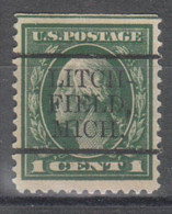 USA Precancel Vorausentwertungen Preo Locals Michigan, Litchfield 1912-L-1 E - Precancels