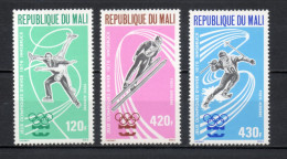 MALI  PA  N° 267 à 269   NEUFS SANS CHARNIERE  COTE 6.50€    JEUX OLYMPIQUES INNSBRUCK  VOIR DESCRIPTION - Malí (1959-...)