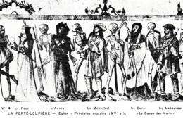France > [89] Yonne > Autres - La Ferté Loupière - Eglise - " La Danse Des Morts" - 7528 - Otros & Sin Clasificación