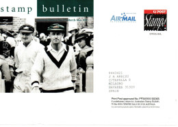 AUSTRALIA STAMP BULLETIN FRONTAL FRONT OFFICIAL MAIL 2005 AUSTRALIAN SPORT - Storia Postale