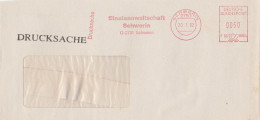 Deutsche Bundespost Brief Mit Freistempel VGO PLZ Oben Schwerin 1992 Staatsanwaltschaft Schwerin F68 8054 - Franking Machines (EMA)