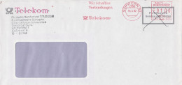 Deutsche Bundespost Brief Mit Freistempel VGO PLZ Oben Schwerin 1992 Telekom E84 1255 - Franking Machines (EMA)