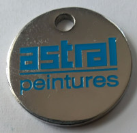 Jeton De Caddie - ASTRAL - Peintures - En Métal - (1) - - Trolley Token/Shopping Trolley Chip