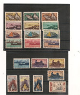 NOUVELLE CALÉDONIE 1948/50 N° 259/278* : 50,00 € - Unused Stamps