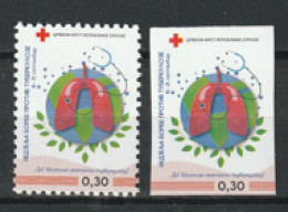 Lot 2 Timbres BOSNIE SERBIE Croix Rouge Red Cross  Neufs - Rode Kruis