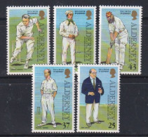 Año 1997 Yvert Nº 103/107 Aniversario Del Cricket - Alderney