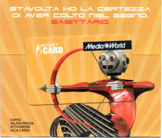 ROBOT Tir A L'arc Zodiaque Zodiac Carte Cadeau IMedia World Talie Gift Card  (K 311) - Andere & Zonder Classificatie