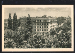 Cartolina Roma, Albergo Eden Aus Der Vogelschau  - Altri & Non Classificati