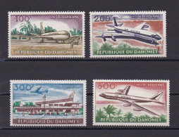 DAHOMEY 1963 PA N°24/27 NEUF AVEC CHARNIERE AVIATION - Benin - Dahomey (1960-...)