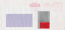 Deutsche Bundespost Brief Mit Freistempel VGO PLZ Oben Rostock 1991 Die Rostocker - Máquinas Franqueo (EMA)