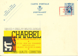 BELGIUM PPS SBEP 4 "LARGE FORMAT" 35C/50C "181" CHARBEL CHARBON UNUSED - Werbepostkarten
