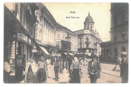 RO 06 - 14773 ARAD, Market, Romania - Old Postcard - Used - 1908 - Roemenië