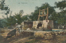 Noriah Puit Arabe Avec Boeuf Moulin Eau Watermill - Moulins à Eau