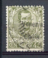 GIULIA  Yv. SA, N° 26  (o)  45c Timbres D'Italie 1901-1917 Surchargés  Cote 6 Euro BE R 2 Scans - Venezia Giulia