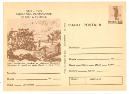 IP 77 A - 46a Centenary Independence Of Romania - Stationery - Unused - 1977 - Postal Stationery