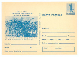 IP 77 A - 33 Centenary Independence Of Romania - Stationery - Unused - 1977 - Enteros Postales