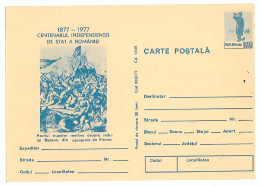 IP 77 A - 32 Centenary Independence Of Romania - Stationery - Unused - 1977 - Interi Postali