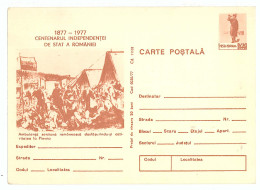IP 77 A - 30b Centenary Independence Of Romania - Stationery - Unused - 1977 - Enteros Postales