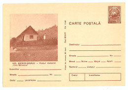 IP 77 A - 15b Liviu REBREANU, Museum - Stationery - Unused - 1977 - Interi Postali