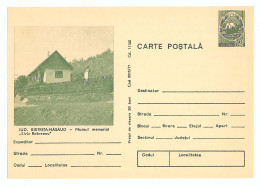 IP 77 A - 15a Liviu REBREANU, Museum - Stationery - Unused - 1977 - Entiers Postaux