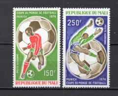 MALI  PA  N° 207 + 208   NEUFS SANS CHARNIERE  COTE 4.50€    FOOTBALL SPORT - Mali (1959-...)