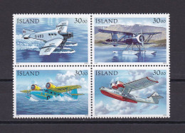 ISLANDE 1993 TIMBRE N°741/44 NEUF** AVIATION - Ungebraucht